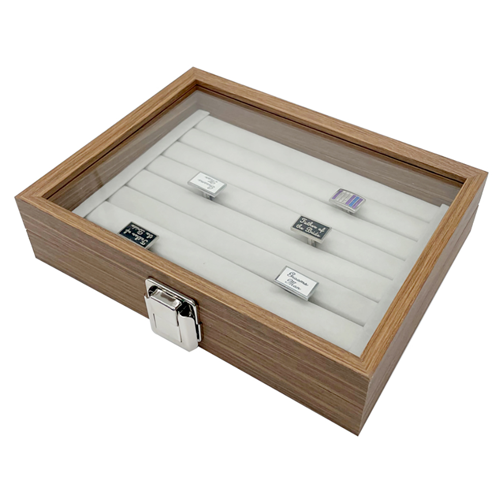 Kleine Holz Ringlade Ringbox Ringe Schmuckkasten Schmucklade Schmuckkoffer Box Dunkelbraun