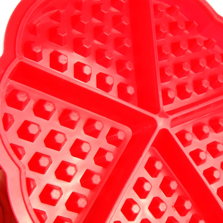 2x Silikon Herz Waffelform Backform Belgische Waffel