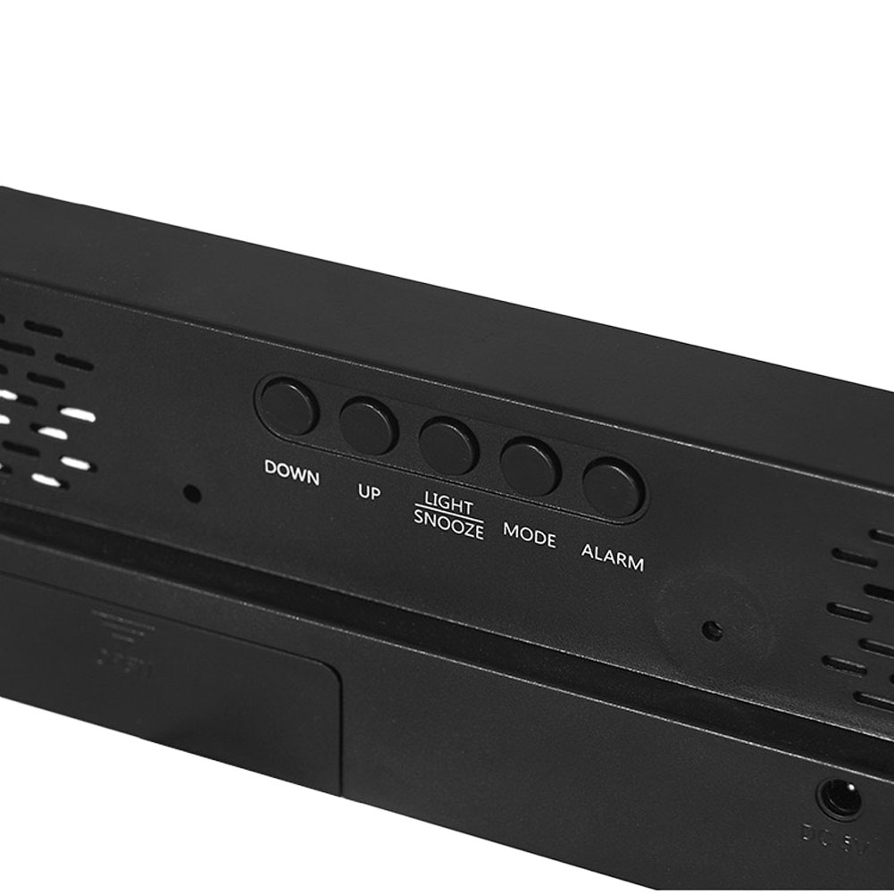 Moderner Digitaler LED Wecker mit Schlummerfunktion große bunte Zahlen