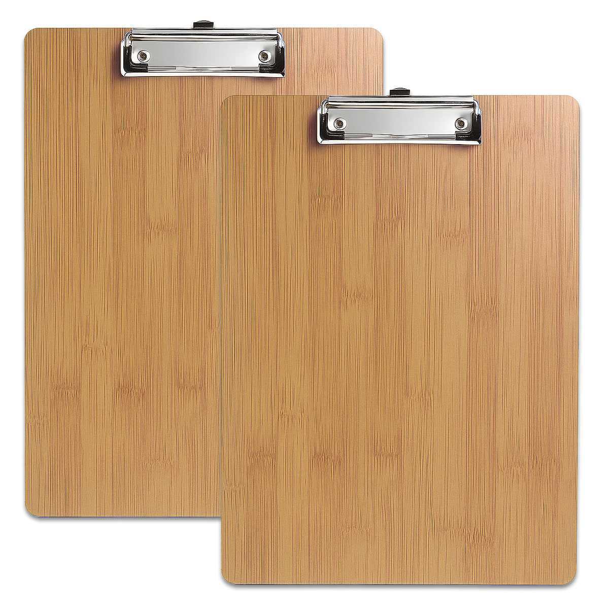 12x A4 Klemmbretter 2,5mm Holzfaserplatte Bambus Schreibunterlage Schreibbrett