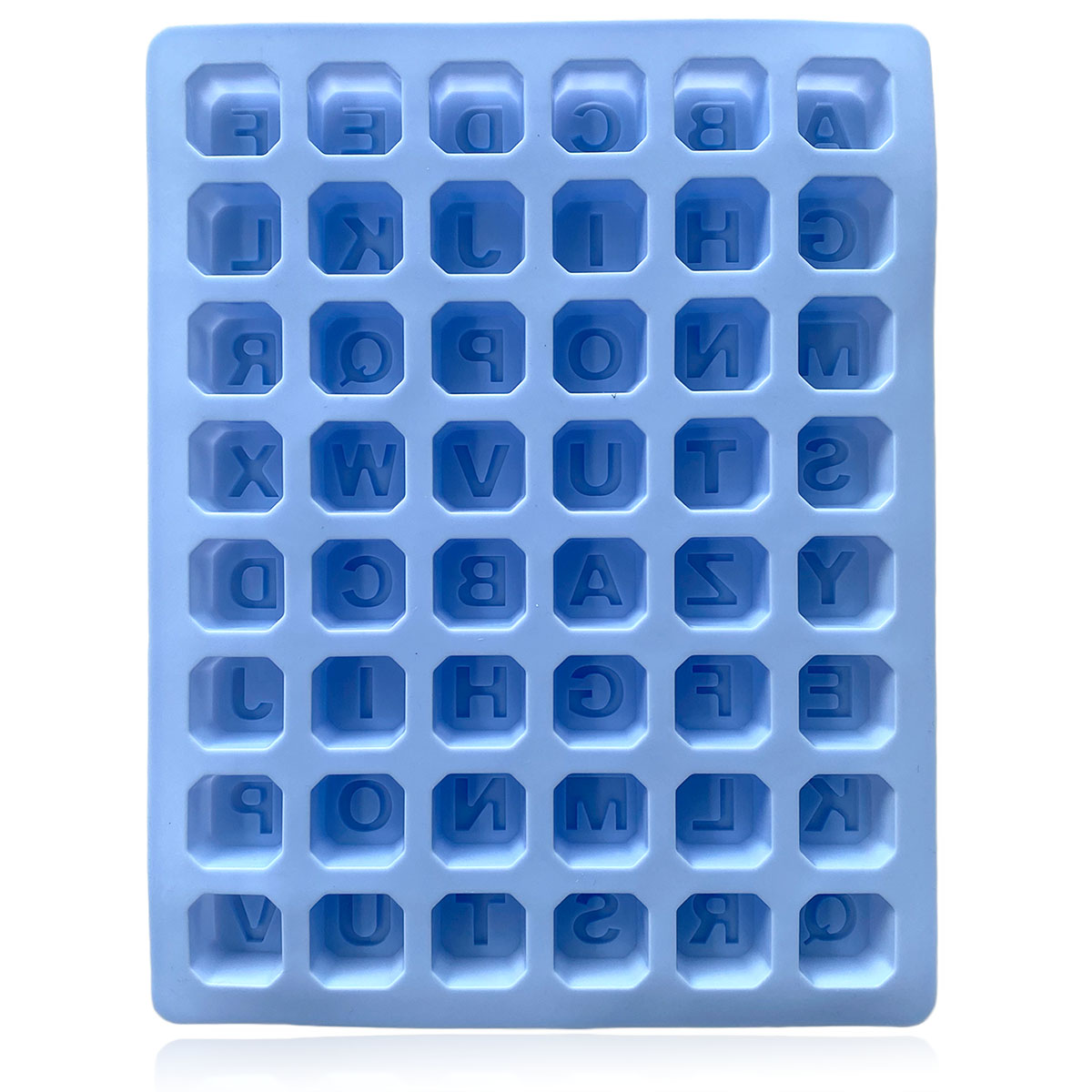 Silikon Alphabet Backform Silikonform Schokoladenform Buchstaben