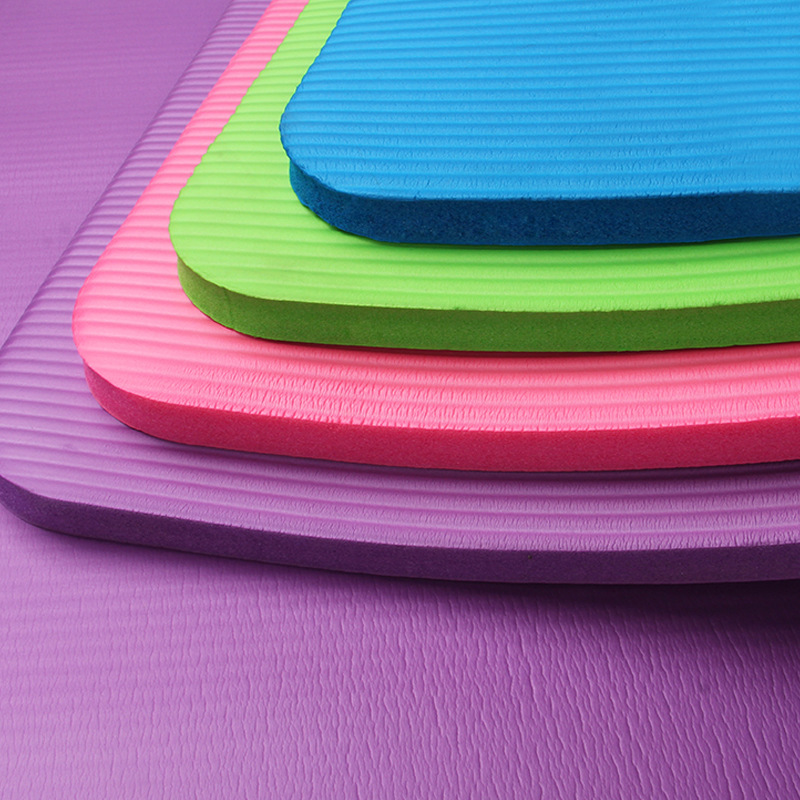 Yogamatte mit Tragegurt Fitnessmatte Gymnastikmatte Pilates Sportmatte Matte NBR
