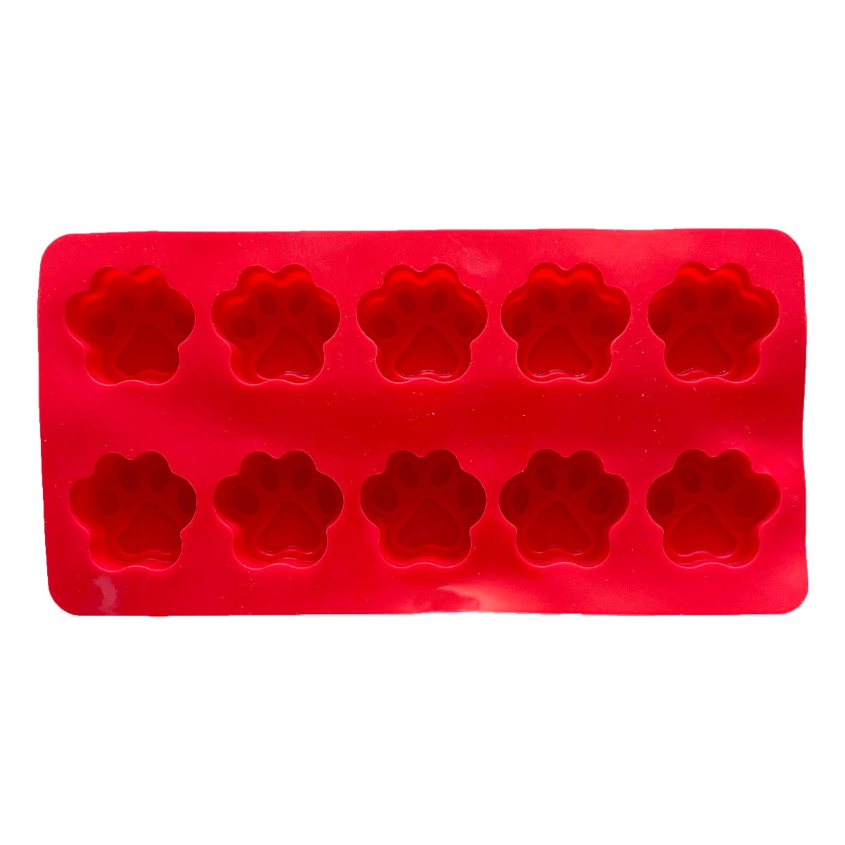 2x Silikon Hunde Eis Pfoten Backform Backmatte Leckerlis Hundekekse Silikonmatte